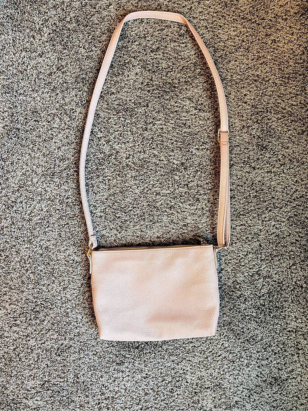 A New Day Blush Pink Crossbody Bag 🎀